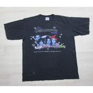 Vintage The Osbourne Family T Shirt (L) "There Goes The **** Neighborhood!" 2002